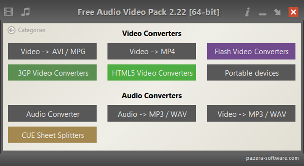 Pazera-Video-audio-pack